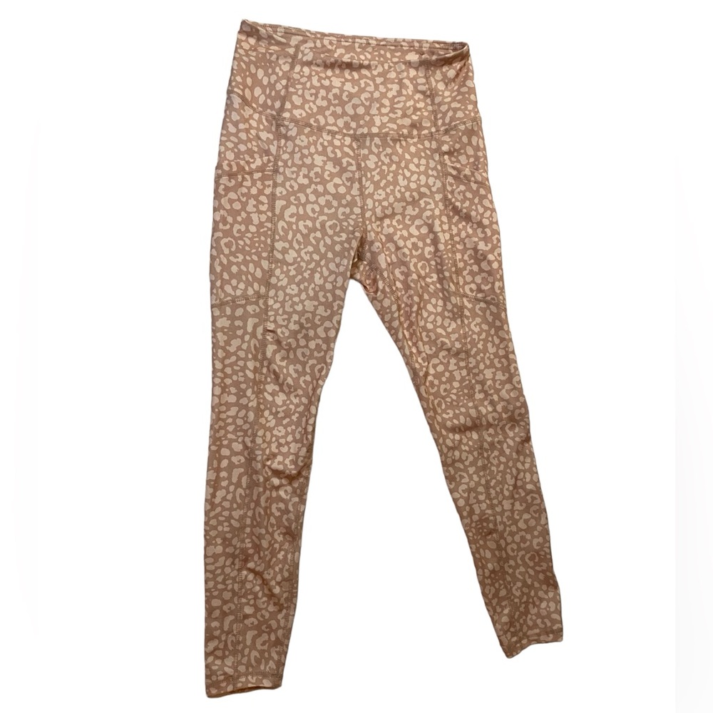 Shadow Sport Pink Cheetah Print Work Out Leggings